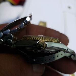 Rolex 2tone with diamond dial authentic